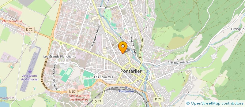 localisation de l'entreprise MONSIEUR THOMAS GAGLIARDI à PONTARLIER