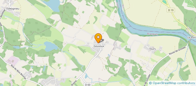 localisation de l'entreprise MONSIEUR THOMAS GAGNIERE  SAINT-VICTOR-DE-MORESTEL