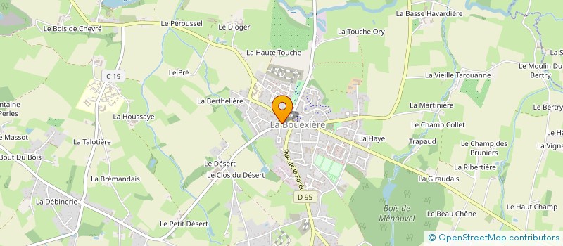 localisation de l'entreprise MONSIEUR THOMAS GAILLEUX  LA BOUEXIERE