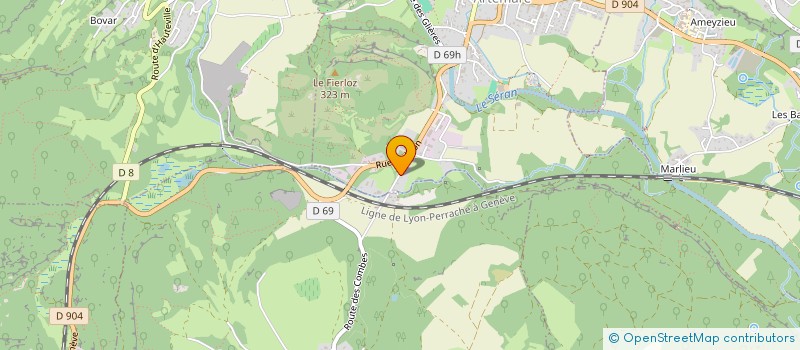 localisation de l'entreprise MONSIEUR THOMAS GALLAY  ARTEMARE