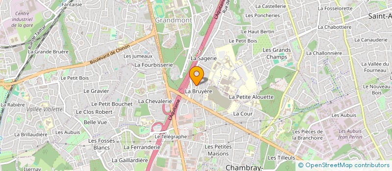 localisation de l'entreprise MONSIEUR THOMAS GALLE  CHAMBRAY-LES-TOURS