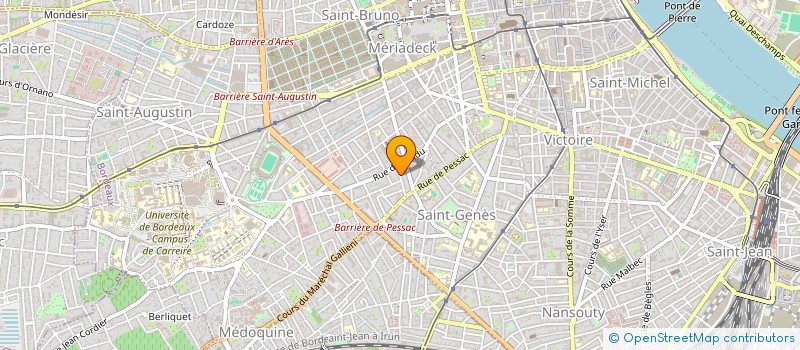 localisation de l'entreprise MONSIEUR THOMAS GALLICE à BORDEAUX
