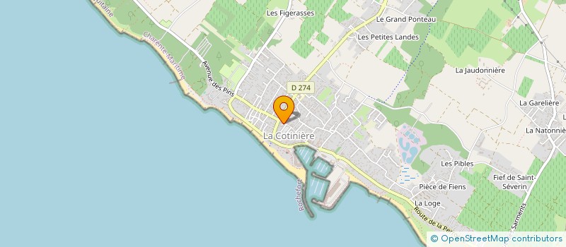 localisation de l'entreprise MONSIEUR THOMAS GALLIER  SAINT PIERRE D'OLERON