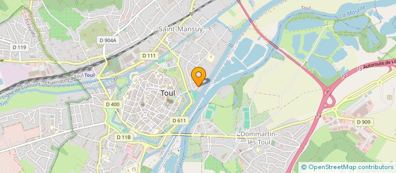 localisation de l'entreprise MONSIEUR THOMAS GALLONI  TOUL