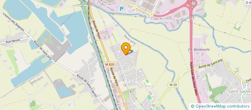 localisation de l'entreprise MONSIEUR THOMAS GALLOU  SAINT-JORY