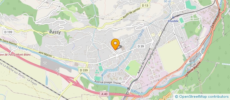 localisation de l'entreprise MONSIEUR THOMAS GALY  PASSY