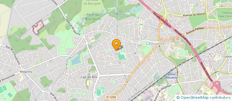 localisation de l'entreprise MONSIEUR THOMAS GALZIN  PESSAC