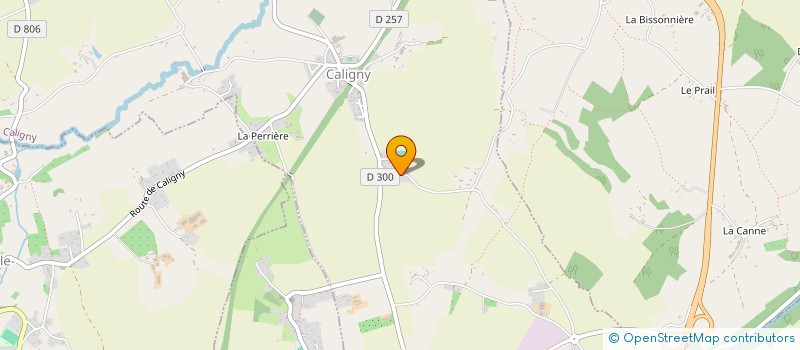 localisation de l'entreprise MONSIEUR THOMAS GANDON à CALIGNY