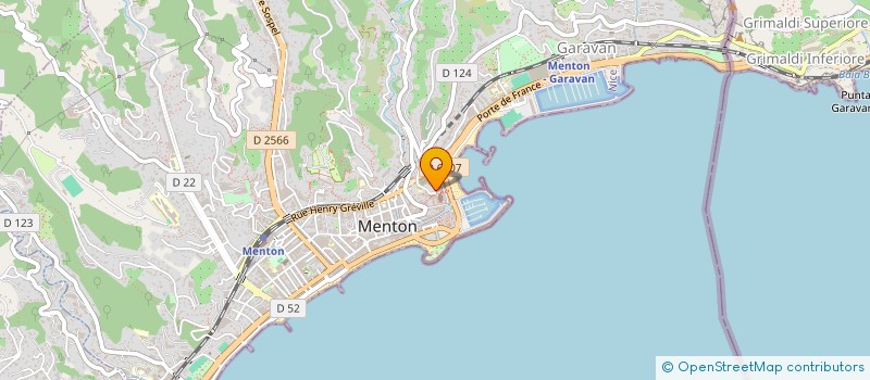 localisation de l'entreprise MONSIEUR THOMAS GARCENOT à MENTON