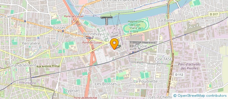 localisation de l'entreprise MONSIEUR THOMAS GARCIA  VILLEURBANNE