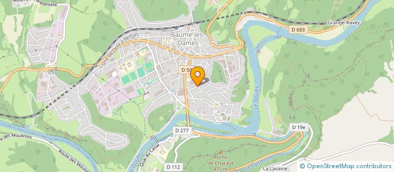 localisation de l'entreprise MONSIEUR THOMAS GARDET  BAUME-LES-DAMES