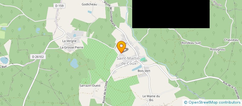 localisation de l'entreprise MONSIEUR THOMAS GARITEAU  SAINT-MARTIN-DE-COUX