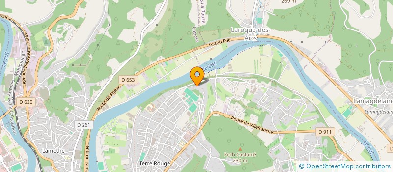 localisation de l'entreprise MONSIEUR THOMAS GARRIC  CAHORS