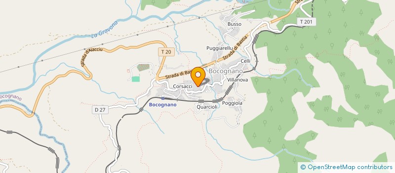 localisation de l'entreprise MONSIEUR THOMAS GARRIDO  BOCOGNANO