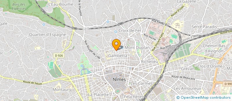 localisation de l'entreprise MONSIEUR THOMAS GASQUET  NIMES