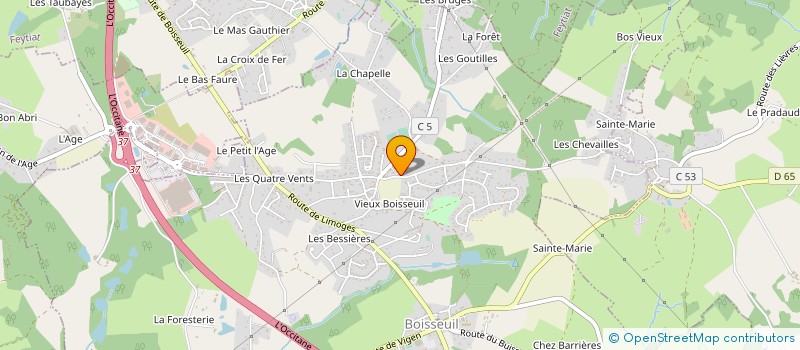 localisation de l'entreprise MONSIEUR THOMAS GAUGIRAN à EYJEAUX