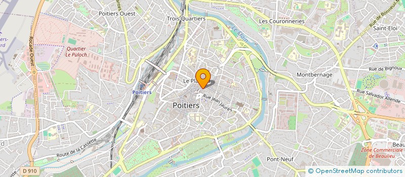 localisation de l'entreprise MONSIEUR THOMAS GAUTHIER  POITIERS