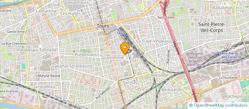 localisation de l'entreprise MONSIEUR THOMAS GAUTIER  TOURS