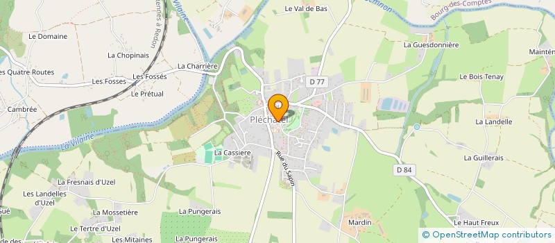 localisation de l'entreprise MONSIEUR THOMAS GAUTIER  PLECHATEL