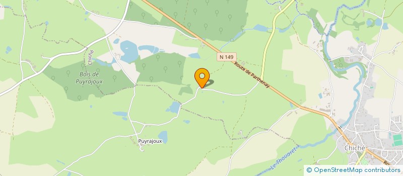 localisation de l'entreprise MONSIEUR THOMAS GAUTREAU  FAYE-L'ABBESSE