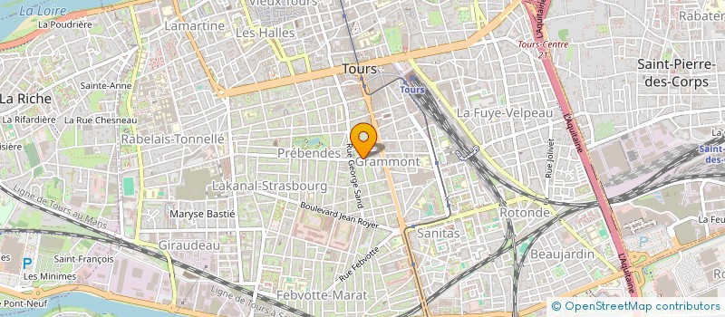 localisation de l'entreprise MONSIEUR THOMAS GAUVIN à TOURS