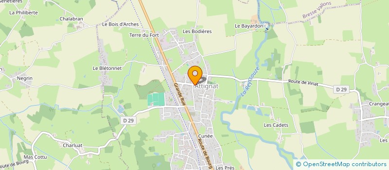 localisation de l'entreprise MONSIEUR THOMAS GAVAND  JAYAT