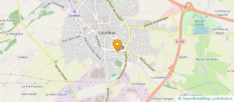 localisation de l'entreprise MONSIEUR THOMAS GELIN à LOUDEAC