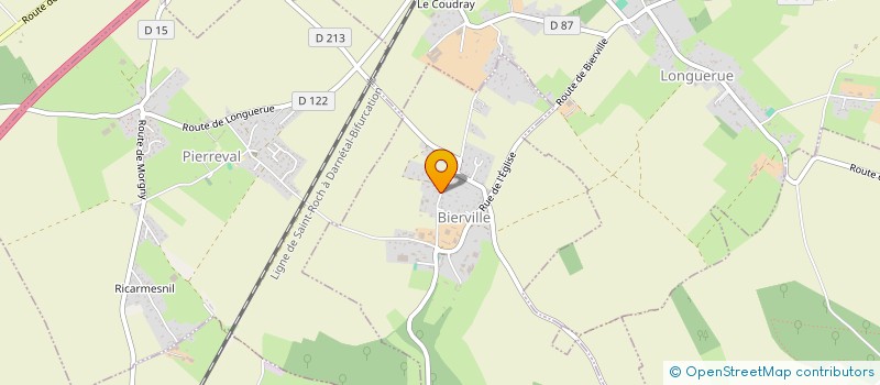 localisation de l'entreprise MONSIEUR THOMAS GENDRON  BIERVILLE