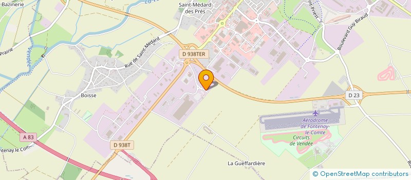 localisation de l'entreprise MONSIEUR THOMAS GENESTE  SAINT-MARTIN-DE-FRAIGNEAU