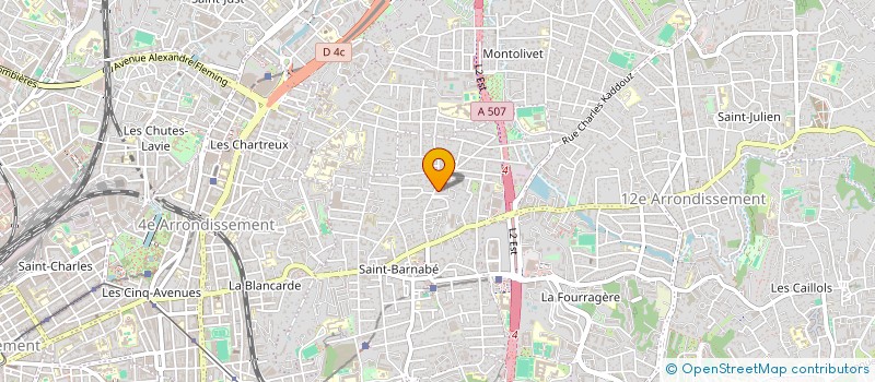 localisation de l'entreprise MONSIEUR THOMAS GENEVIER à MARSEILLE