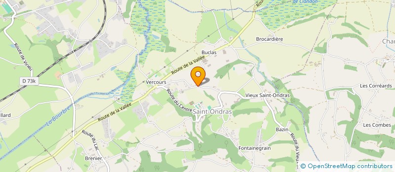 localisation de l'entreprise MONSIEUR THOMAS GENTILLEAU  SAINT-ONDRAS