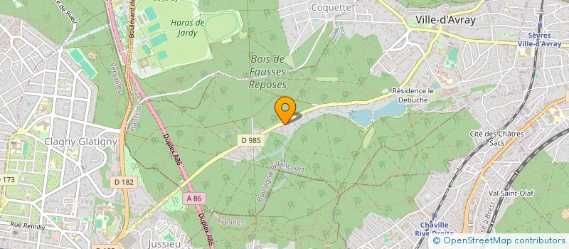 localisation de l'entreprise MONSIEUR THOMAS GENTON  VILLE-D'AVRAY