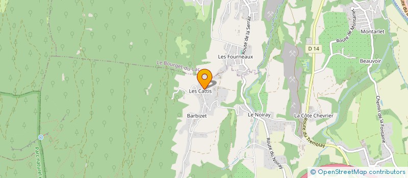 localisation de l'entreprise MONSIEUR THOMAS GEORGES  LA MOTTE-SERVOLEX