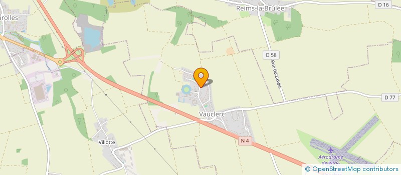 localisation de l'entreprise MONSIEUR THOMAS GERARDIN  COUVROT