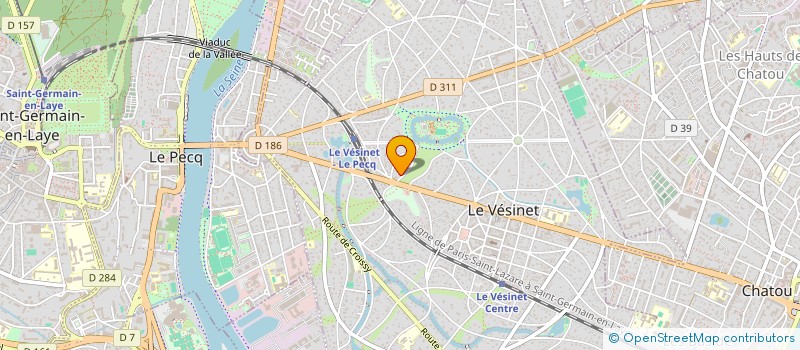 localisation de l'entreprise MONSIEUR THOMAS GERVY  LE VESINET