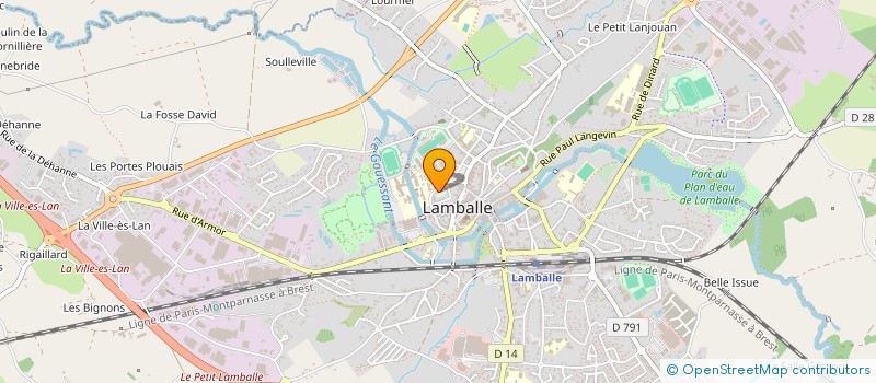 localisation de l'entreprise MONSIEUR THOMAS GESLIN à LAMBALLE-ARMOR