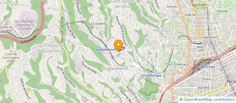 localisation de l'entreprise MONSIEUR THOMAS GHEERBRANT  NICE