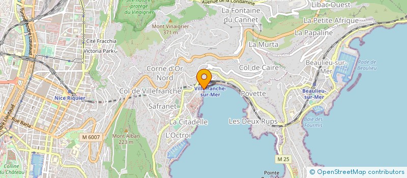localisation de l'entreprise MONSIEUR THOMAS GIANASSO à VILLEFRANCHE-SUR-MER