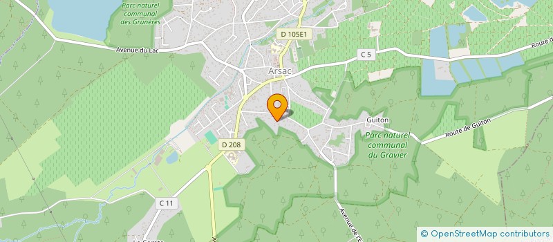 localisation de l'entreprise MONSIEUR THOMAS GIESBERGEN  ARSAC