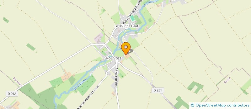 localisation de l'entreprise MONSIEUR THOMAS GIGON  ROUVRES