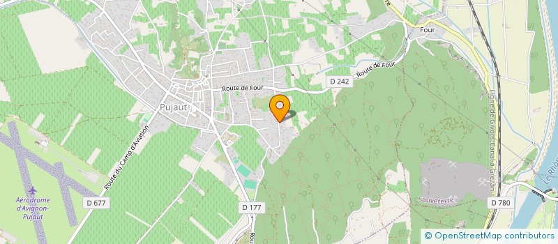 localisation de l'entreprise MONSIEUR THOMAS GILBERT à PUJAUT