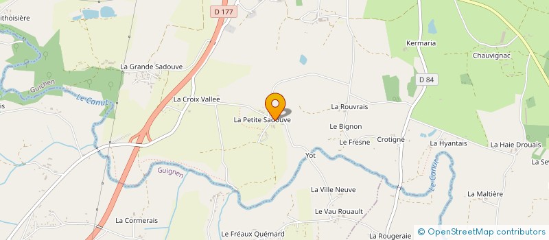 localisation de l'entreprise MONSIEUR THOMAS GILLET à GUICHEN
