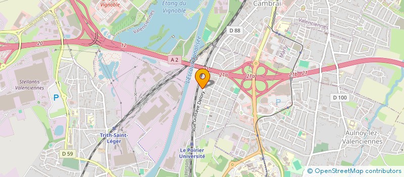 localisation de l'entreprise MONSIEUR THOMAS GILLOT  TRITH-SAINT-LEGER