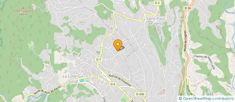 localisation de l'entreprise MONSIEUR THOMAS GILROY à LA COLLE-SUR-LOUP