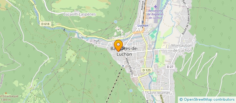 localisation de l'entreprise MONSIEUR THOMAS GIMENEZ à BAGNERES-DE-LUCHON