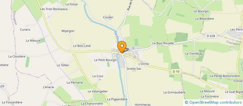 localisation de l'entreprise MONSIEUR THOMAS GIORDANO  COURGEON
