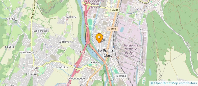 localisation de l'entreprise MONSIEUR THOMAS GIORGIO à LE PONT-DE-CLAIX
