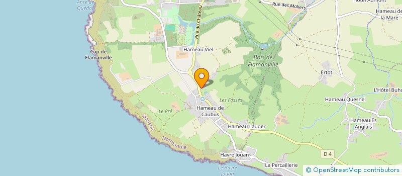 localisation de l'entreprise MONSIEUR THOMAS GIOVANNON  FLAMANVILLE