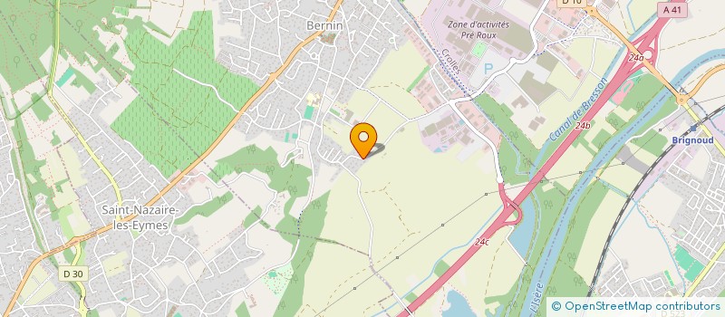 localisation de l'entreprise MONSIEUR THOMAS GIOVANSILI  BERNIN