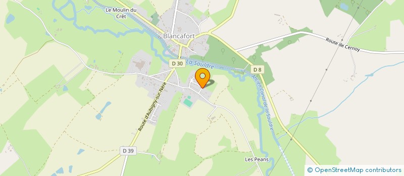 localisation de l'entreprise MONSIEUR THOMAS GIRARD  BLANCAFORT